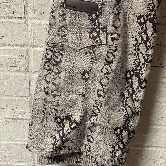 Cold As Ice Snakeprint Black White Snow Board Ski Pants Recco Small - Picture 7 of 14